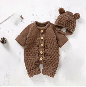 baju rajut bayi baru lahir 0 sampai 6 7 8 9 bulan free kupluk terpisah Parsel Babies