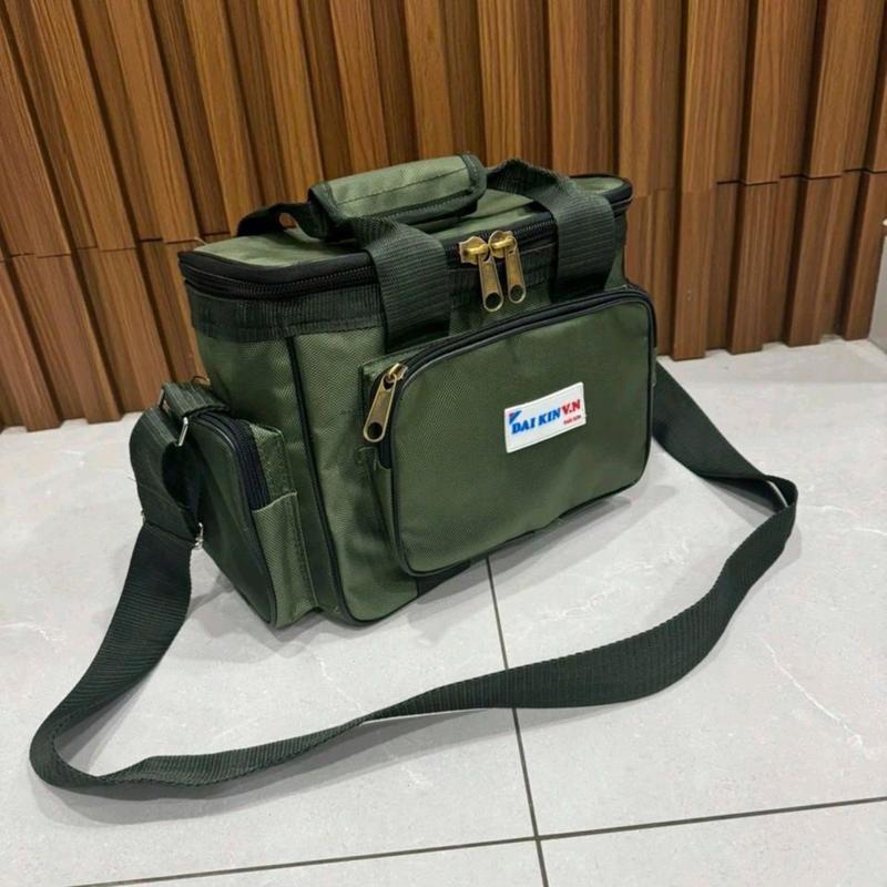 Product Introduction of Túi Đựng đồ nghề Dụng Cụ Sữa Chữa Vuông Xanh Size Nhỏ - Vải 1068 - Chất Liệu Bền Đẹp 5