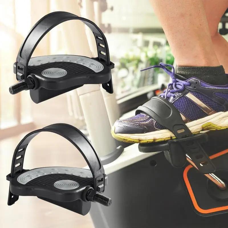 Dụng Cụ Tập Bàn Đạp Chân, Cho Bàn Đạp Xe Đạp Đường Trường Ổn Định 1 / 2, Có Dây Đai, Cho Bàn Đạp Xe Đạp Leo Núi, Bàn Đạp Xe Đạp Tập Thể Dục, Có Dải, Phù Hợp Với Mọi Loại Xe Đạp 4