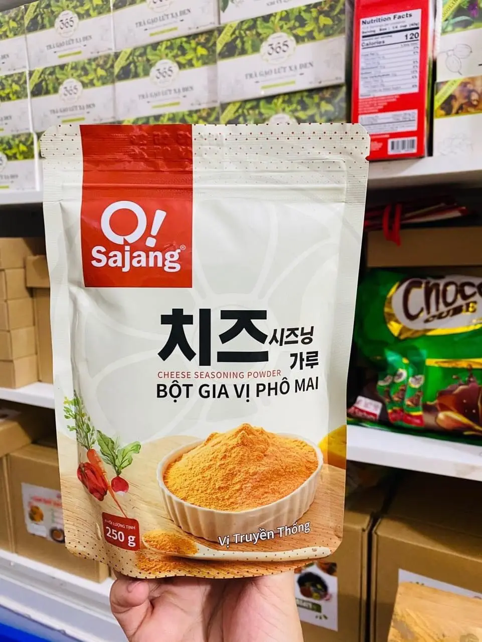 Bột phô mai lắc  Hàn Quốc 250g