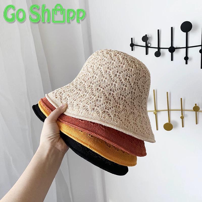 Product Introduction of Topi Wanita Bucket Hat Dewasa Rajut Viral Korean Style Aesthetic Terbaru - Topi Pantai Kekinian CP07 32