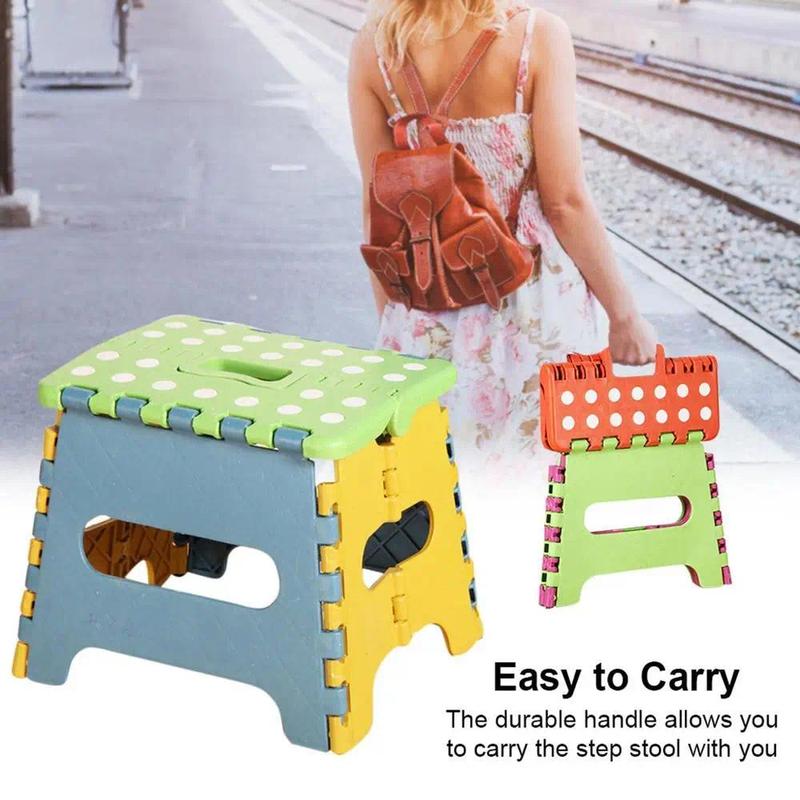 Product Introduction of Foldable Plastic Stool with Handle for Adults and Children, Lightweight, Durable, Camping, Home, Train, Outdoor ,Multiple People 17