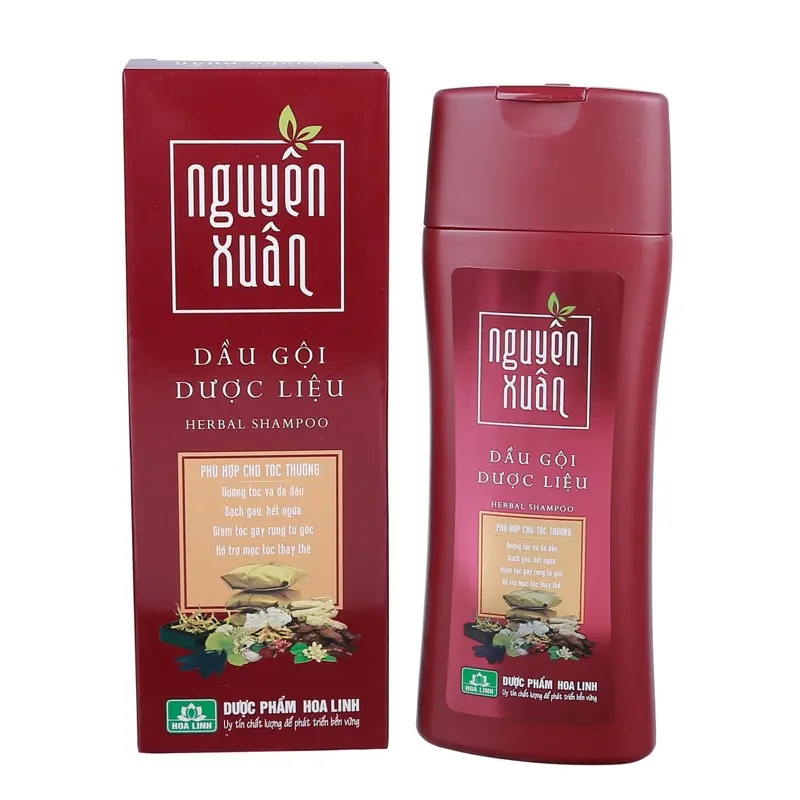 Dầu gội Dược Liệu Nguyên Xuân Đỏ chăm sóc tóc, sạch gàu 275ml/450ml 2