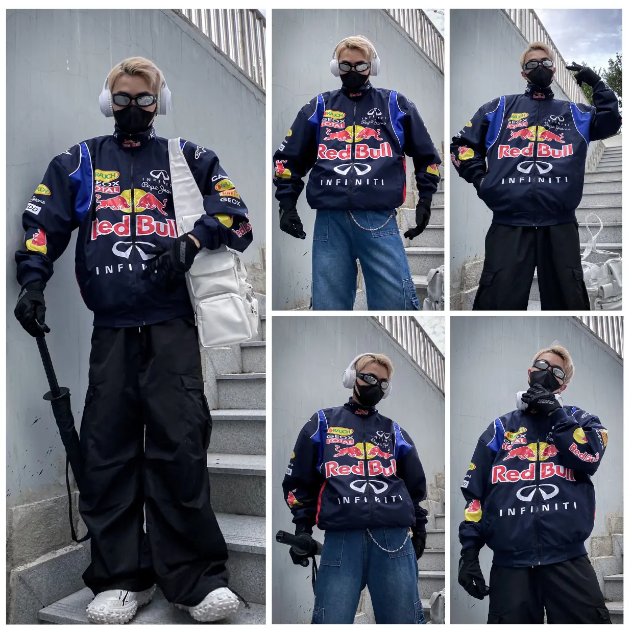 Áo Khoác Dù Red Bull Racing Jacket - SarahStore Menswear Tay Dài