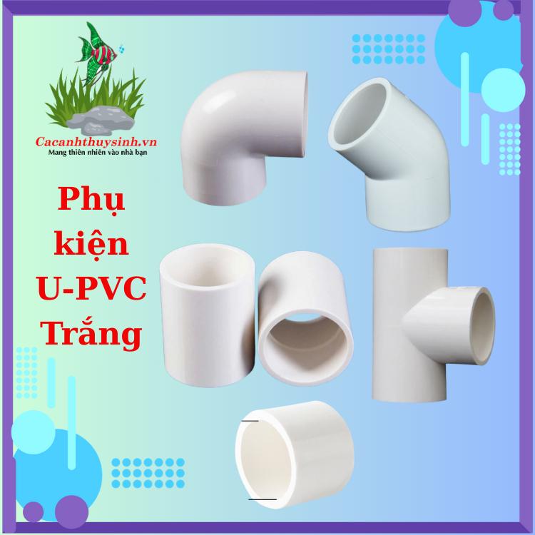 Phụ kiện ống U-PVC ĐEN - Thi Công Bể Cá - Co/Lơi/ Nối T/Nối Ống/Bịt Ống…