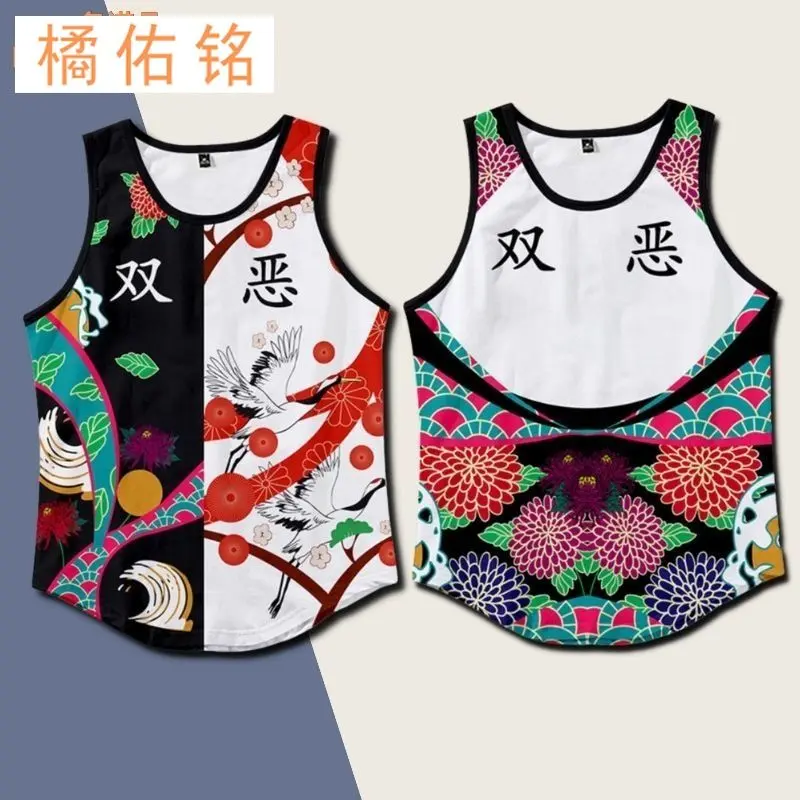 The Way of Rebirth Double Evil Cos Vest Tokyo Avengers Sleeveless T-shirt Waistcoat Kawada Inner Protection Also Clothes