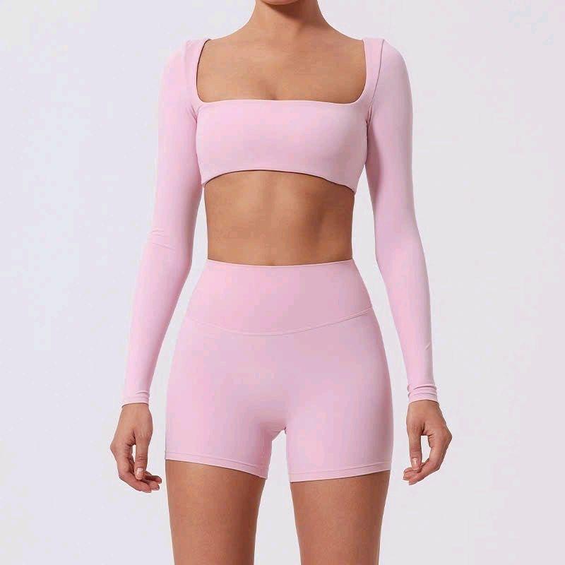 BỘ ĐỒ ĐÙI TAY DÀI CÓ XỎ NGÓN TD5 - THUN POLLY MỊN - MÚT RỜI - THÍCH HỢP ĐI TẬP GYM , YOGA ,AEROBIC ,..., - MIDORI SPORT