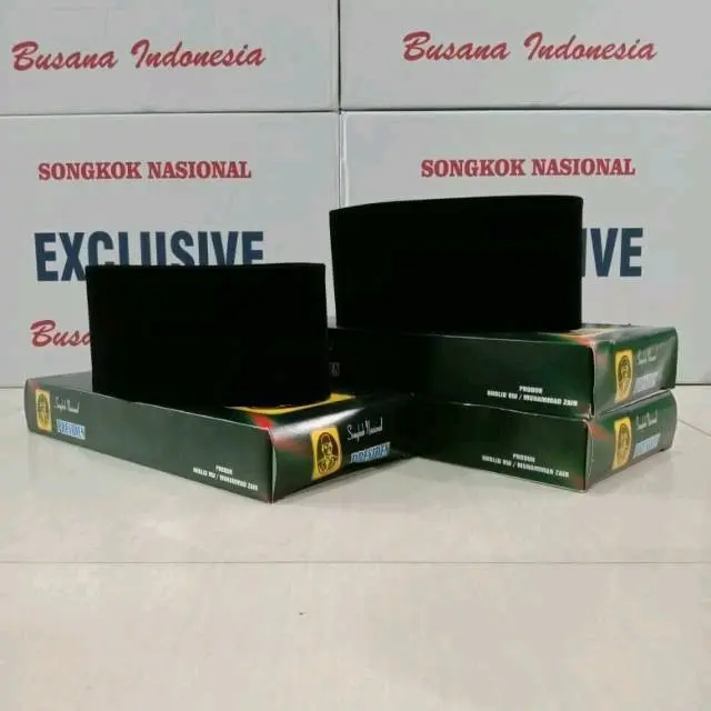 KOPIAH NASIONAL BERKUALITAS PREMIUM MOTIF HITAM POLOS DEWASA REMAJA DAN ANAK ANAK  PECI DAN SONGKOK PRESIDENT