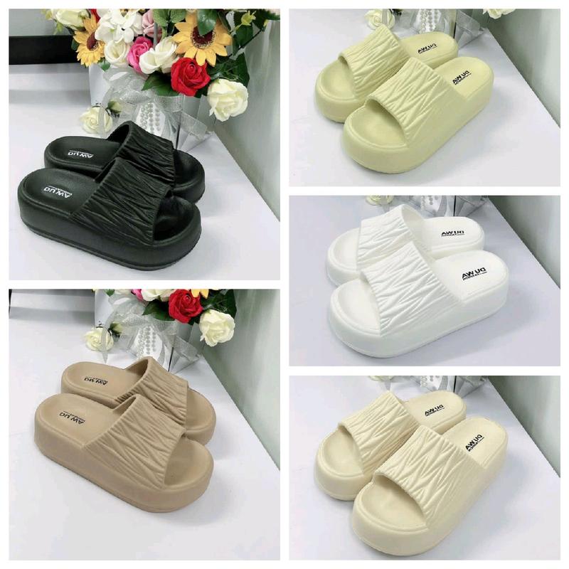  Dép bánh mì Duwa đế 6cm nữ . 