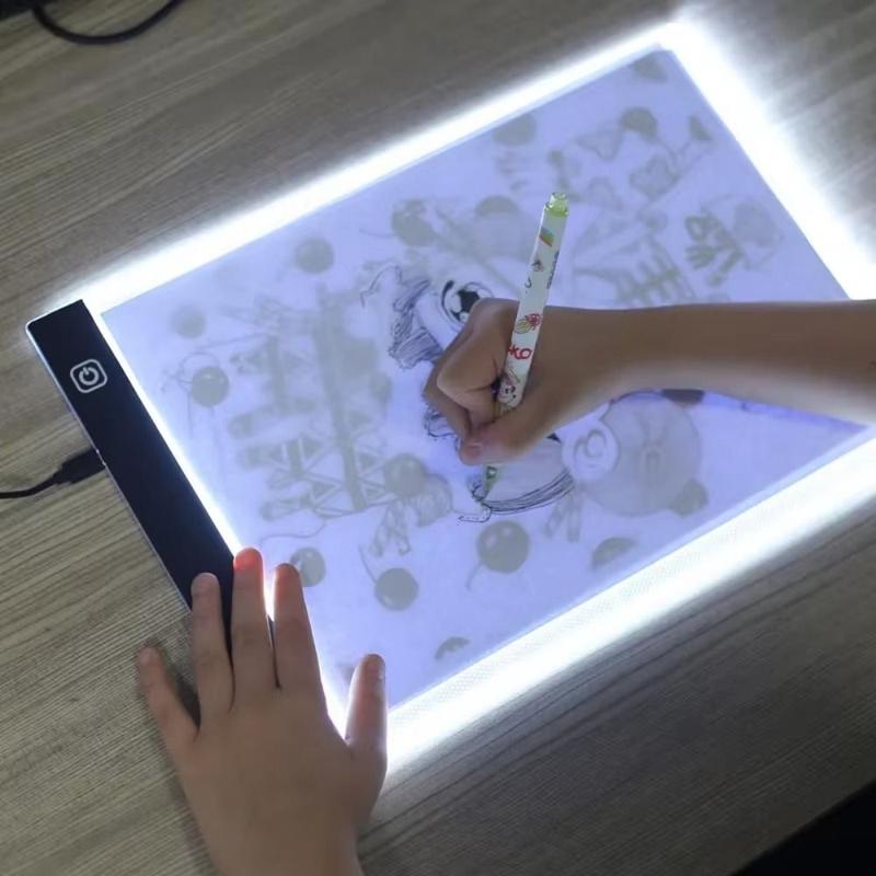Tấm lót bàn vẽ 3 cấp độ điều chỉnh độ sáng Bảng chiếu sáng LED, hộp chiếu sáng…