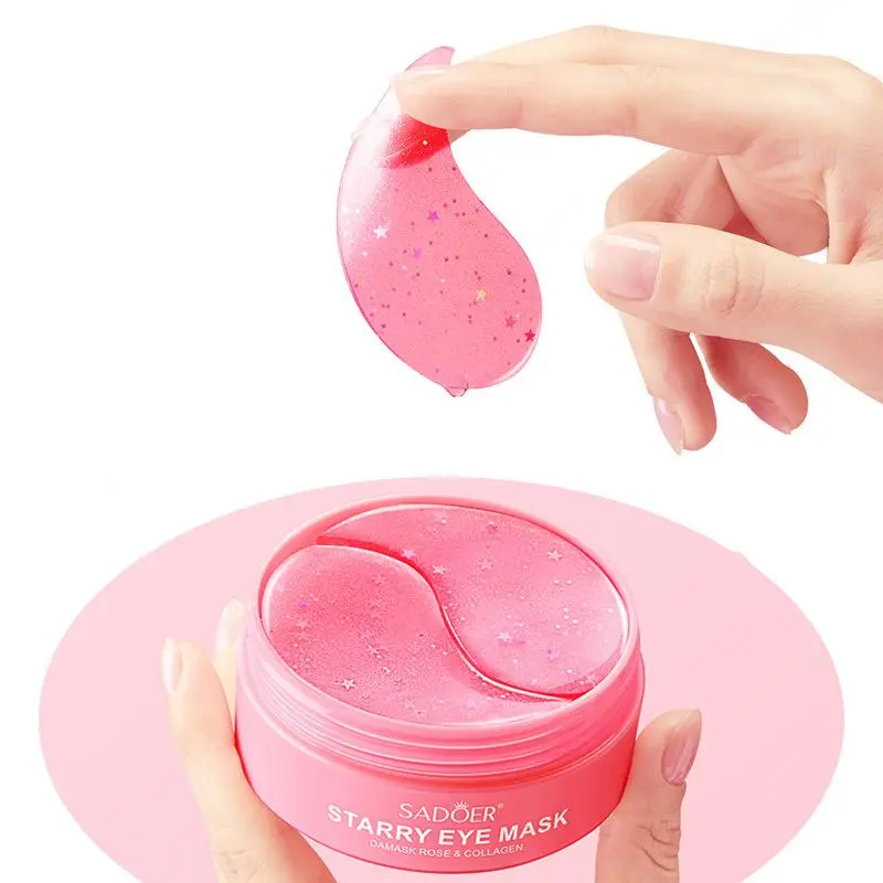 Comfort Starry Eye Mask, 60pcs/set Hydrating & Soothing Under Eye Patches, Moisturizing Eye Mask for Daily, Soothing Face Masks Skincare Cosmetic, Summer Gift, Birthday Box for Girl, Skincare