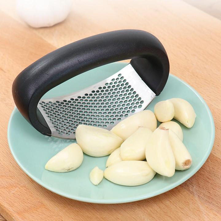 SET 2 Dụng Cụ Nghiền Tỏi, Ép Tỏi, Dập Tỏi Cầm Tay Bằng Inox Tiện Lợi - Dụng Cụ Bào Tỏi Siêu Nhanh Đa Năng