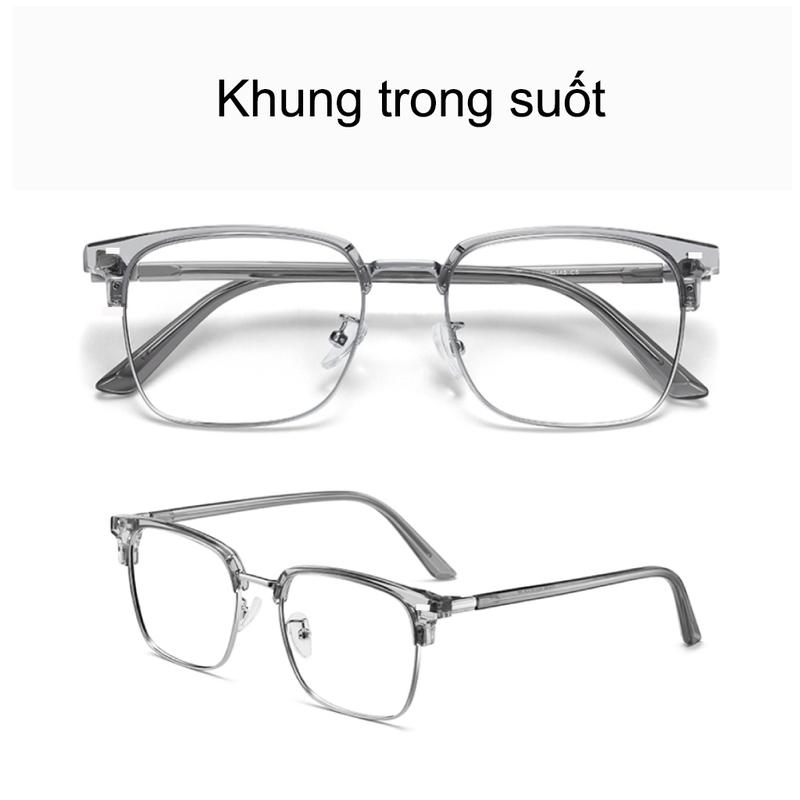 【COD Mắt kính cận thị kính cận có độ sẵn 0.5 - 6.0 độ kính cận nam nữ Thấu kính có thể cắt được Gọng kính phẳng chống ánh sáng xanh phong cách hàn quốc dành cho học sinh Kính chống bức xạ máy tính chống ánh sáng xanh trên màn hình điện tử unisex