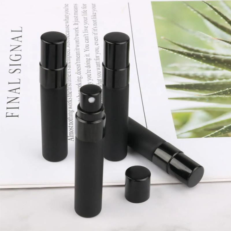 Product Introduction of Chai Xịt Thủy Tinh, Màu Đen, Có Sẵn Trong 5ml Và 10ml, Bình Xịt Nước Hoa, Có Thể Nạp Lại, Thích Hợp Cho Du Lịch, Bình Xịt Sương Mịn, Chai Xịt Mẫu Nước Hoa Chất Lỏng, Chai Xịt Bình Xịt 12