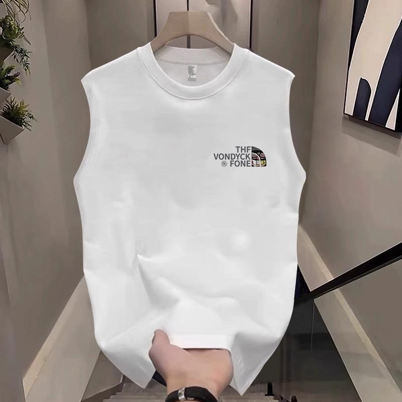 2025 kiểu Mỹ mới cotton nguyên chất cổ tròn thoáng khí nam phiên bản Hàn Quốc…