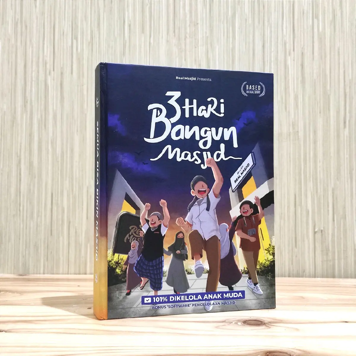 Buku 3 Hari Bangun Masjid 101 di Kelola Anak Muda Books