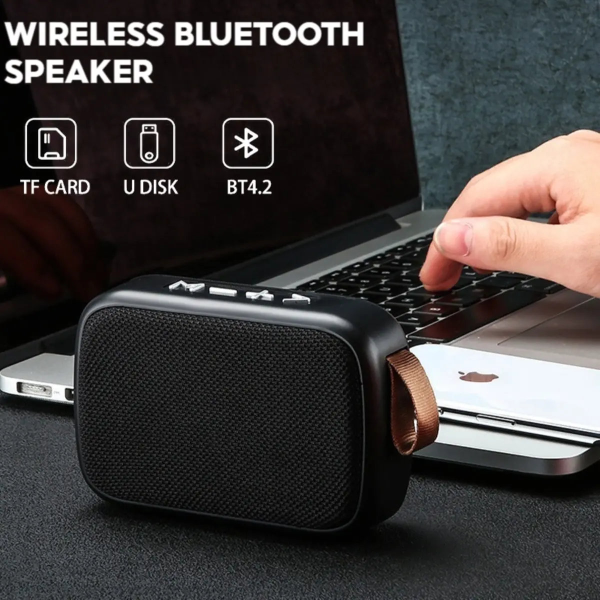 Mini Speaker Portable Bluetooth Speaker Support USB / TF Card Audio Power Wireless