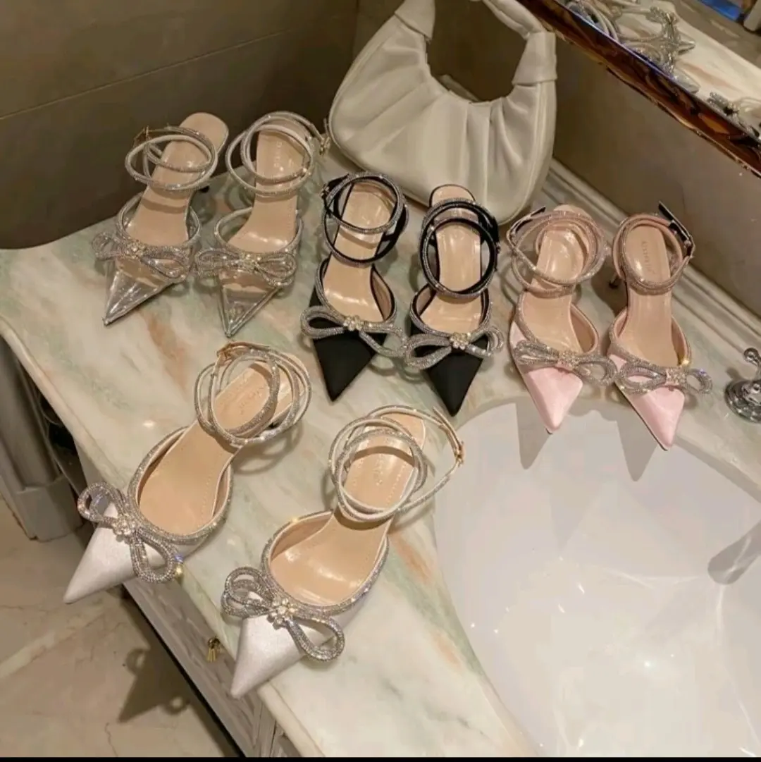 Nơ đá 9 phân thuý hoa Nữ Shoes caogot giày cao giay