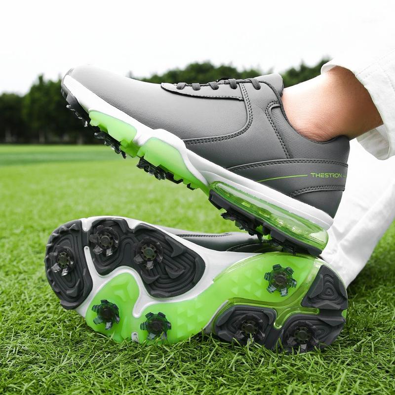 Product Introduction of New Breathable Men's Golf Shoes Professional 8 Studs Large Size Waterproof Non-slip Lightweight Casual Sports Shoes XZ25044 32