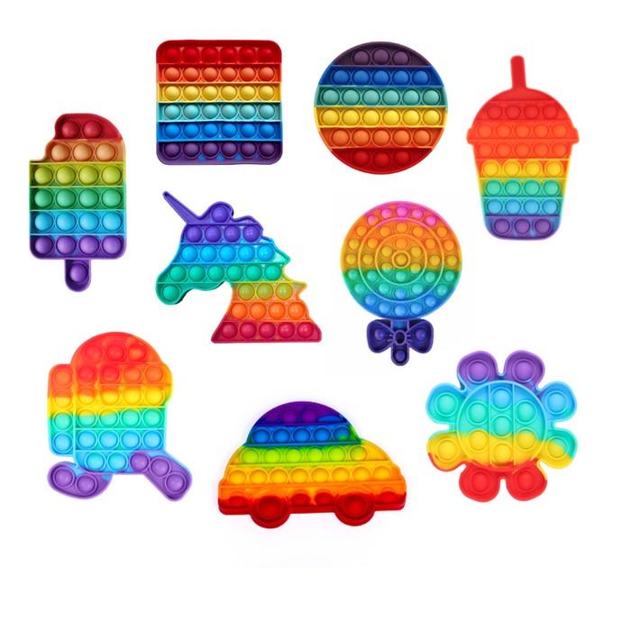 Mainan Fidget Push Pop It mainan edukasi mainan sensorik