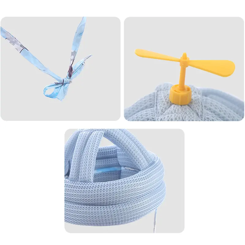 BOWA-Mũ Chống Va Chạm Cho Trẻ Mới Biết Đi, Có Thể Điều Chỉnh, Thoáng Khí, Chống Sốc, Cho Đầu Kem Voi 8