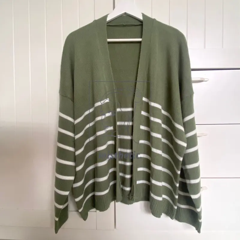 Jema Cardigan - Cardigan Big Size Setrip [Muat Hingga LD 140 cm] Jema cardigan Hitam Jumbo muat 130 kg 2