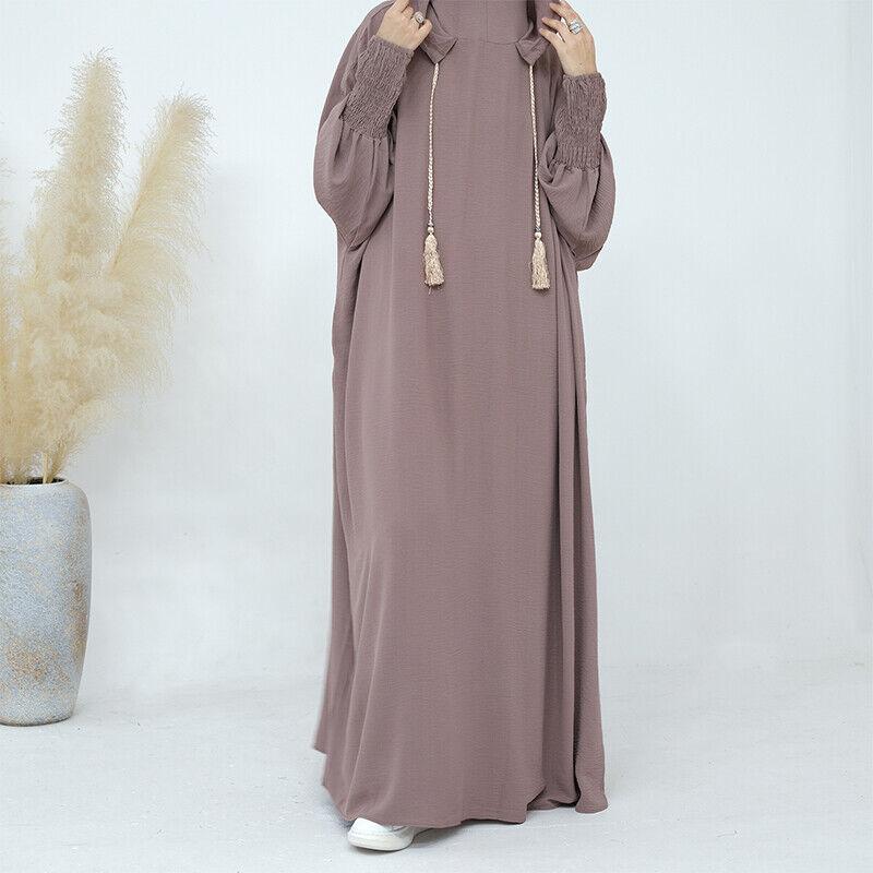 Product Introduction of Váy Hoodie Phụ Nữ Hồi Giáo, 1 Chiếc, Dài Tay Áo, Dáng Rộng Rãi, Áo Choàng Maxi, Abaya, Áo Jilbab 21