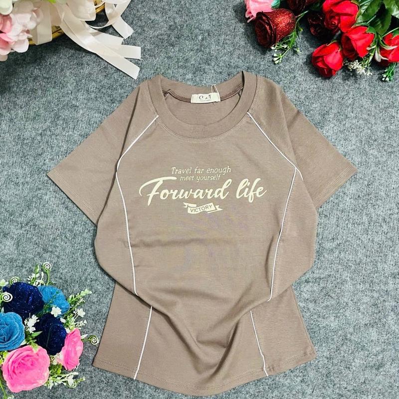 A25-Áo babytee form ôm, viền lé tôn dáng dưới 58kg 7