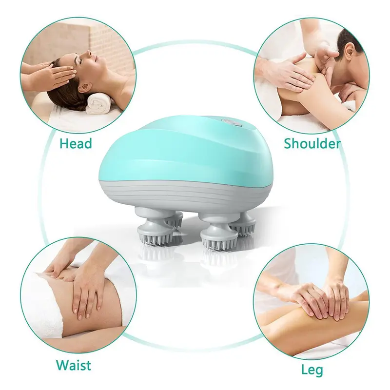 Máy Massage Đầu Bạch Tuộc Điện, Dụng Cụ Mát Xa Thú Cưng Làm Dịu, Thư Giãn, Giảm Khớp, Máy Massage Liên Kết, Cho Mèo, [TT] 2