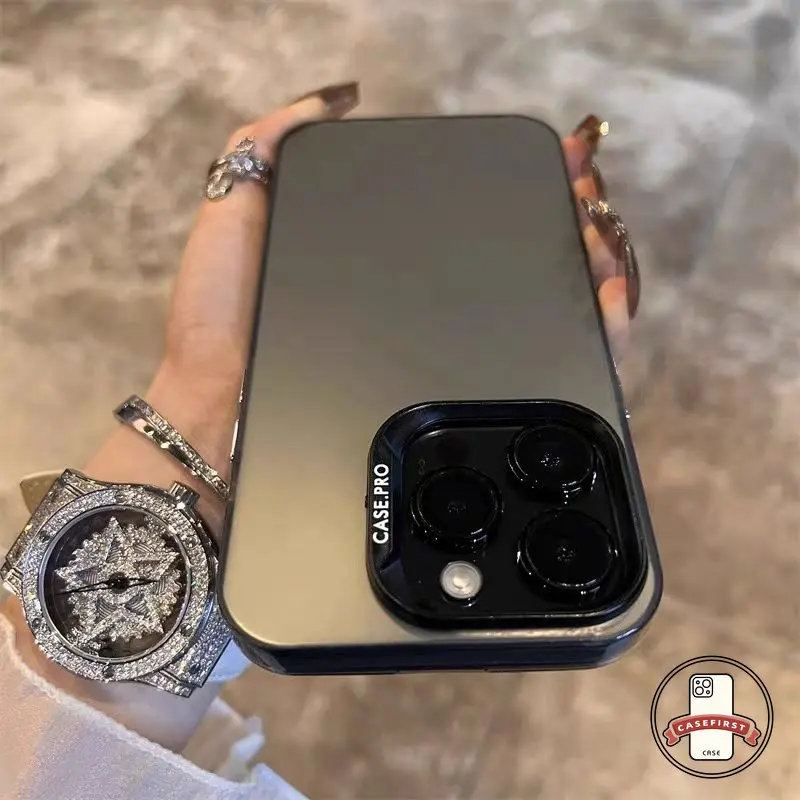 Casing Untuk Infinix Smart 8 7 6 5 Pro Plus Hot 40i 30 30i 40 Hot 30 10 8 9 11 Play Note 30 Pro 40 Tecno Spark GO 2023 2024 10C 20C 10 5Pro Camon 20 Pro Lensa Logam Lapis Mewah Modis Warna Solid Penutup Ponsel Lembut