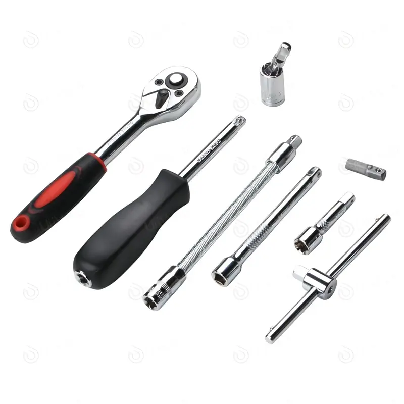 SHIIE Kunci Shock Sok Set 46 Pcs  Merek Tekiro 1/2DR 8-24mm 6pt Original Ready Kunci Shock Set Tekiro 8