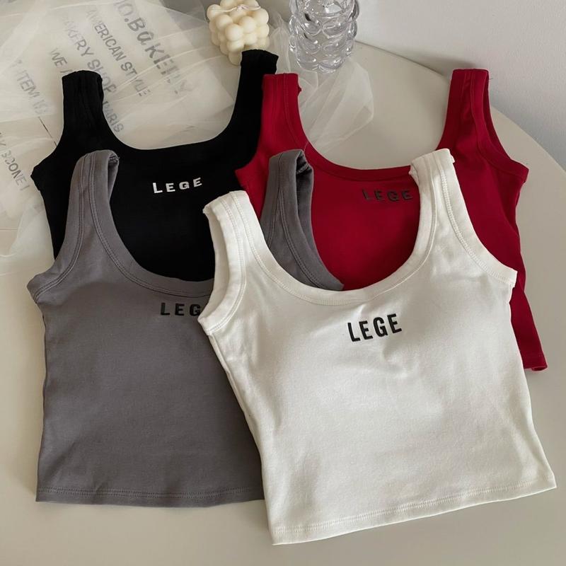 Áo Vest Hai Dây Lưng Đẹp, Thiết Kế Dễ Thương Và Gợi Cảm, Với Đệm Ngực, Dáng Ôm, Thiết Kế Tôn Dáng, Áo Không Tay Thích Hợp Cho Mùa Hè 8