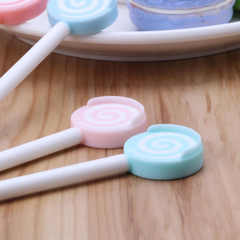 YONG Teethers For Babies  Lollipop Shape Baby Tongue Cleaner Scraper Oral Cleaning 8