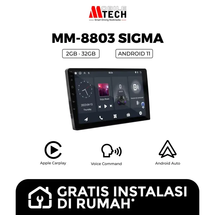 Mobiletech Headunit Double Din SIGMA LITE - SIGMA 10" 4