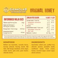 Gambar Sereal Oat Panggang 210gr Granolab Original Honey dari GRANOLAB MUESLI INDONESIA Kota Administrasi Jakarta Barat 2 Tokopedia