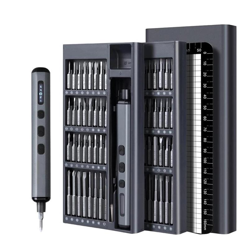 Electric Screwdriver Box 68-in-1 Electric Screwdriver Set, Magnetic & Pop-up Design Mini ...