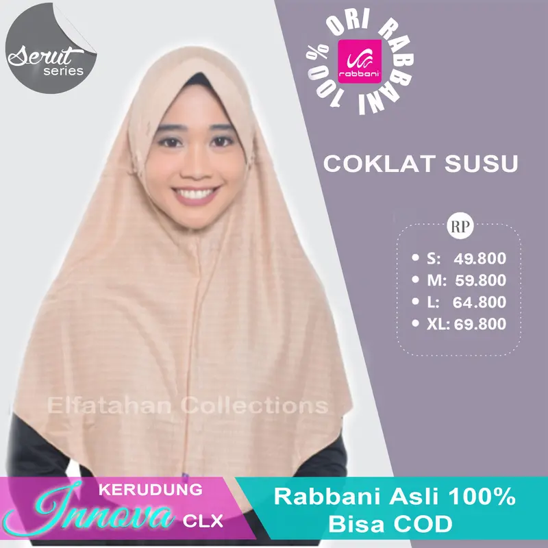 Rabbani Kerudung Innova CLX Original Best Seller 7