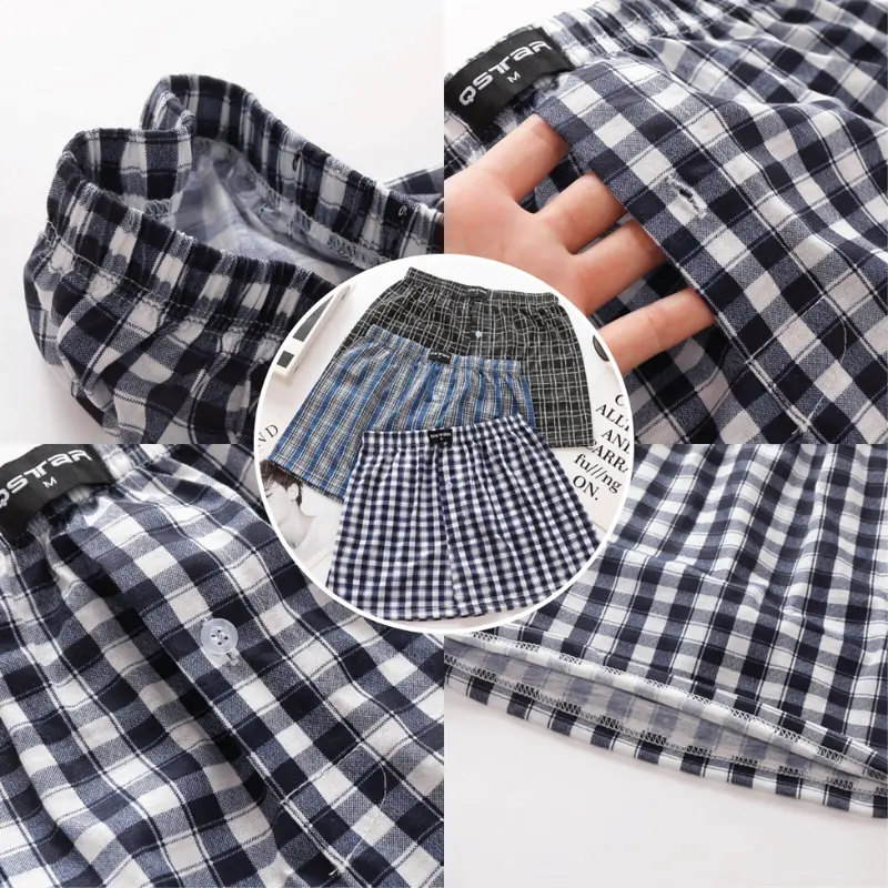 Đồ Lót Boxer Nam, Gildan X uokin, Quần Ngắn Thoáng Khí Và Thoải Mái, Nút Phía Trước, Giá Rẻ, Thích Hợp Cho Nam 7