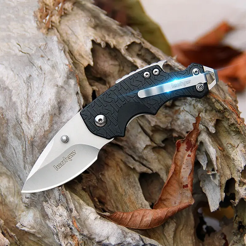Kershaw Folding knife มีดพับ มีดเดินป่า มีดเอนกประสงค์ เครื่องตัดกล่องยูทิลิตี้ Ftions Snap Offใบมีดเหล็กคาร์บอนขวดที่เปิดขวด มีดหมอ  เดินป่า