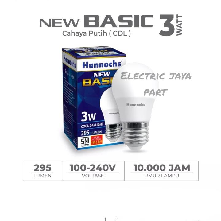 Hannochs Lampu LED New Basic 3 Watt / Led Hannochs 3 Watt 0
