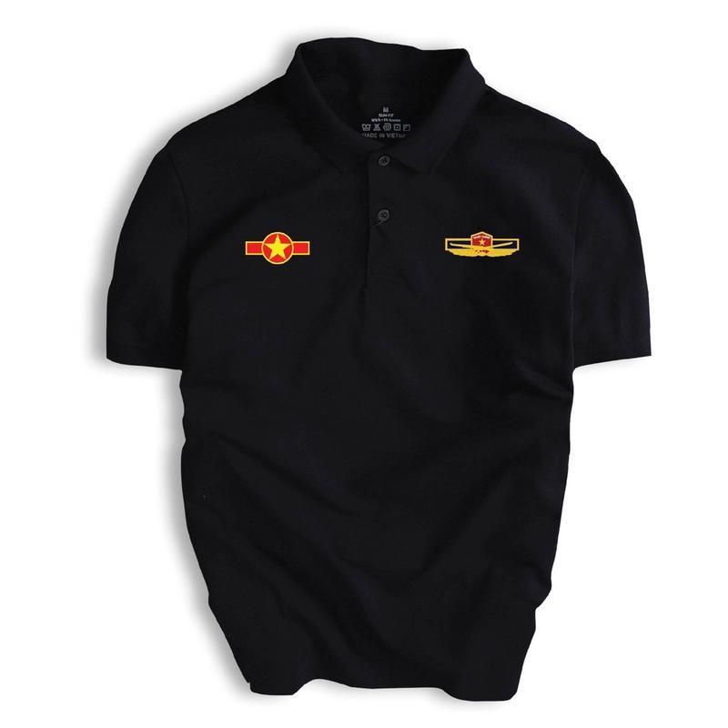 ÁO POLO QUYẾT THẮNG QĐND - Áo polo in theo yêu cầu  - lahouseuniform - Form xuông nam nữ - Hàng Sẵn - Đủ size  - intheo yêu cầu - Menswear - womenswear - polo  - T Shirt - Full size - Có Cổ - Thun - Ngắn Tay