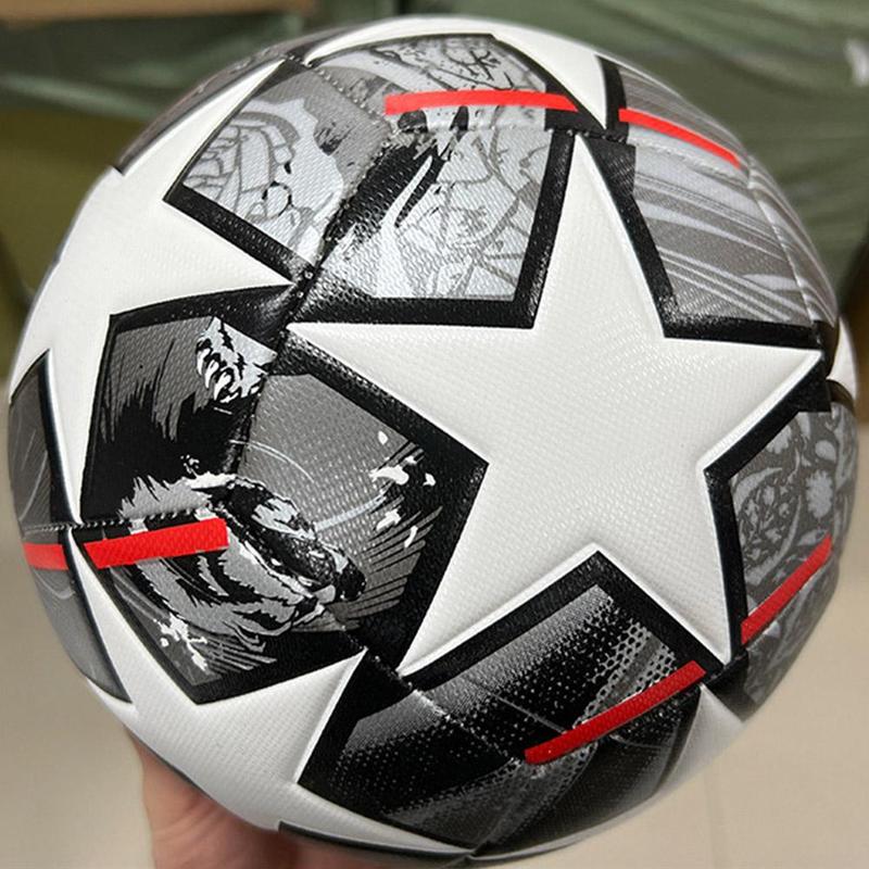 Size 5 Anti Slip Soft PU Leather Soccer Football Outdoor Sports Football Training Match 6