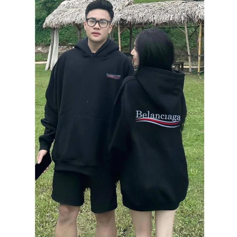 Áo Hoodie Balan Thêu Chữ 2 Mặt Sắc Nét Vải Nỉ Bông Dày Dặn, Áo Nỉ Hoodie Nam Nữ Form Rộng Siêu Hot Mới Nhất 2024 2