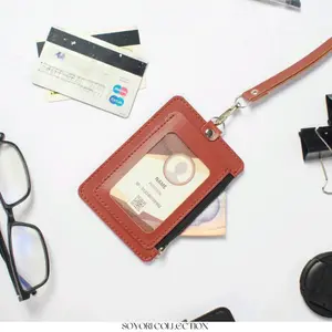 id card holder zipper