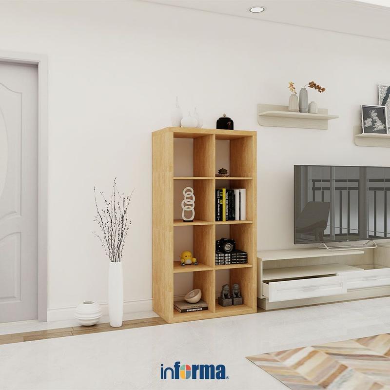 Informa Dallas Rak Buku 8 Kompartemen - Shop | Tokopedia