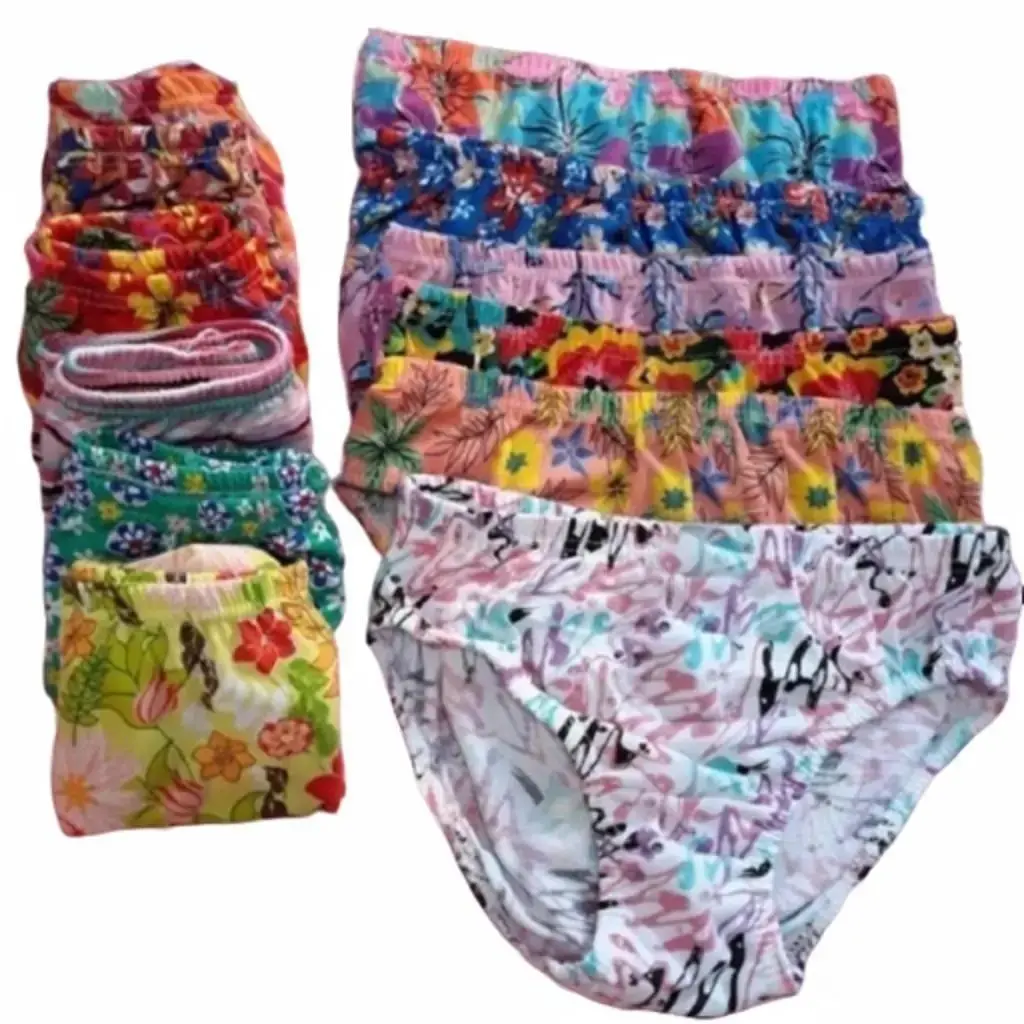 COD 12pcs/pack Printed NEW FOR WOMEN  ladies panty  ladies panty Womenswear breathable Comfort Panties Cotton Lingerie Lady