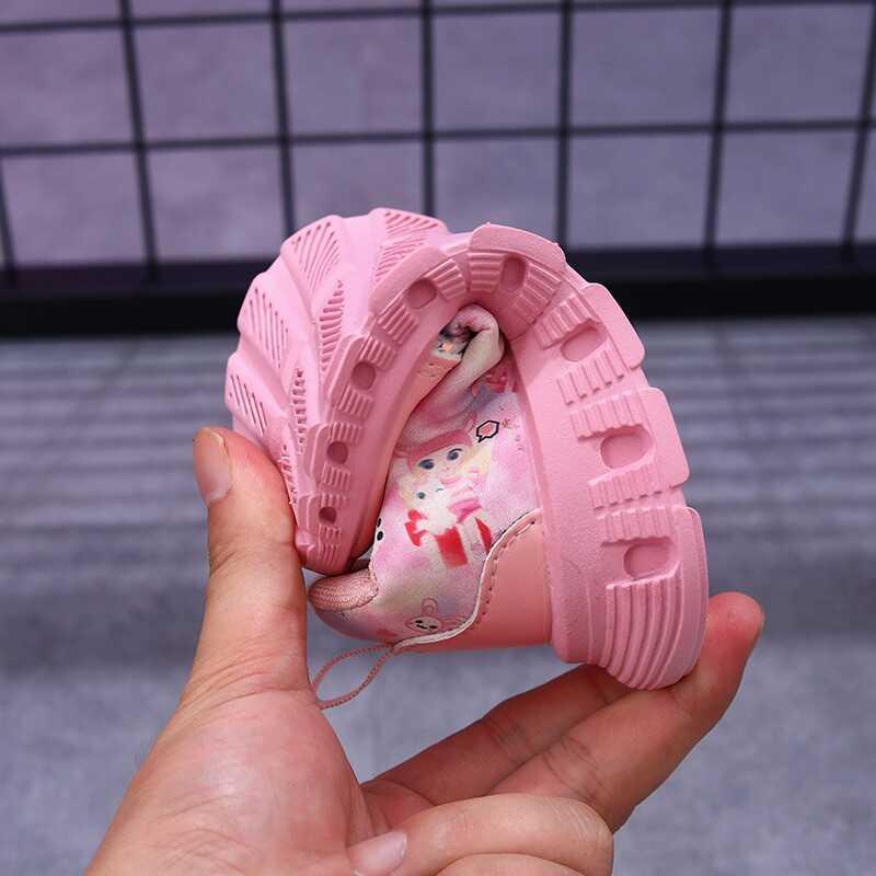 Product Introduction of Light Up Spring and Autumn New Single Girls' Sports Baby Casual Little Girls Lightweight Princess Shoes 23