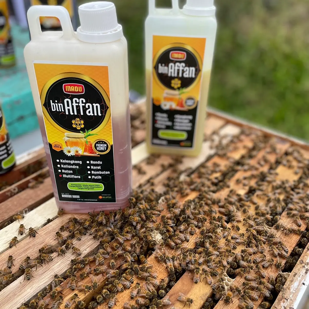 Madu asli murni / mentah ( Raw Honey ) nectar multiflora super kental Organik