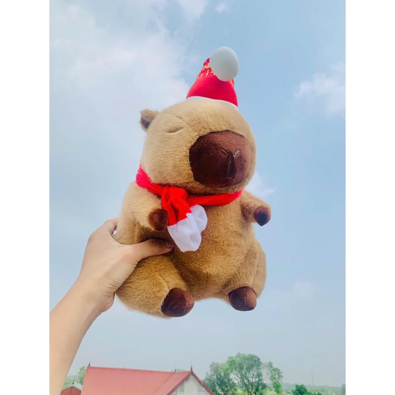  Gấu bông capybara tuần lộc giáng sinh thú nhồi bông noel capybara tuần lộc cao cấp Quà tặng giáng sinh ý nghĩa Thú Bông Toy 