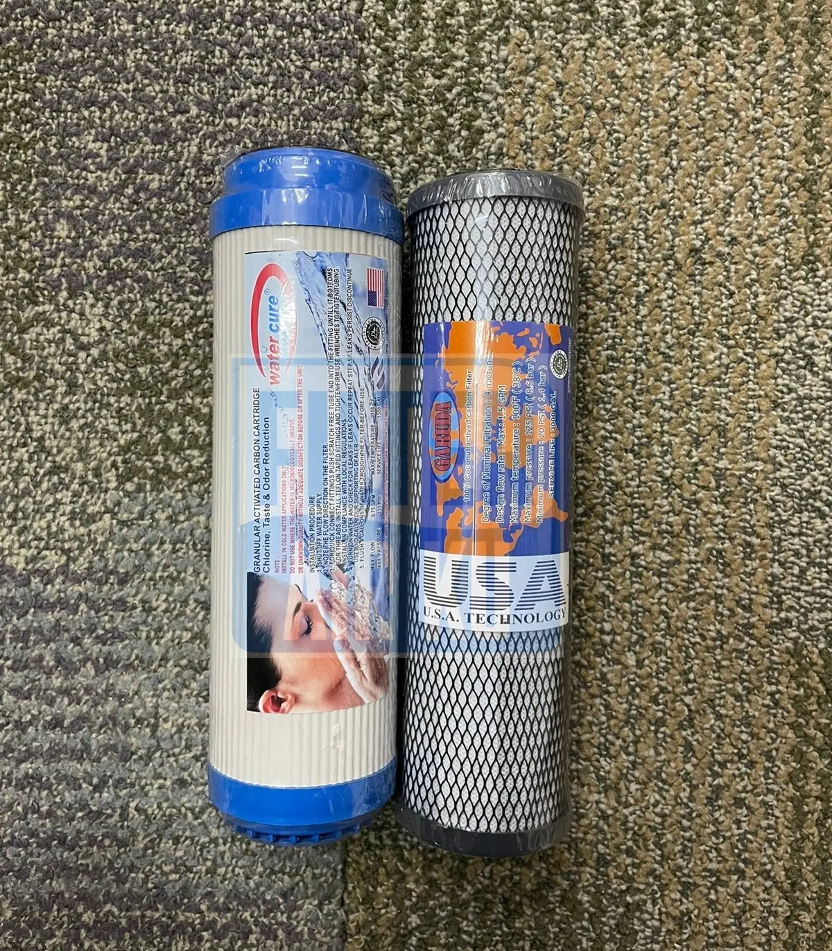 Paket Refil Filter Air GAC + CTO 10" / 25cm